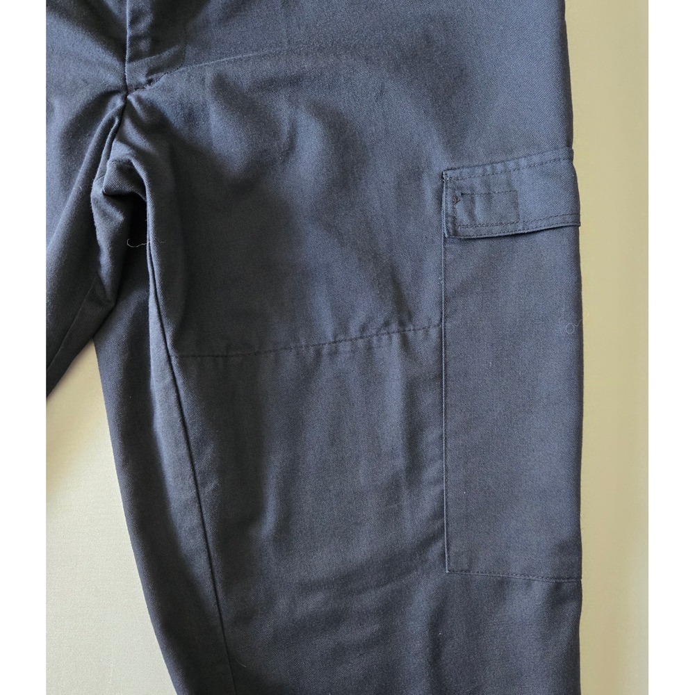 Liberty Uniform Cargo Work Pants Men 44 630MNV Utility Straight Leg Raw Hem - Picture 11 of 14
